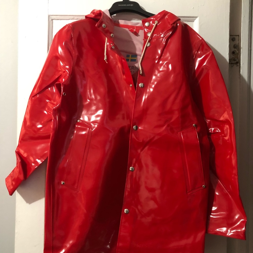 Stutterheim heavy duty opal Raincoat - Picture 2 of 7